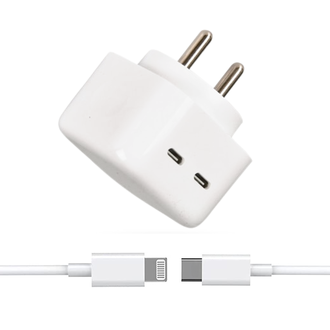 35W Dual PD 3.0 GaN USB-C Port Compact Power Fast Wall Charger