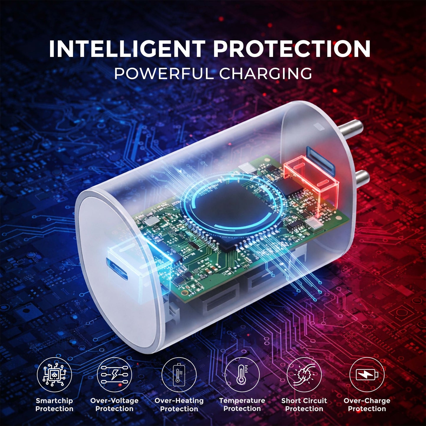 MK-418 Fast Charging Adapter | Compatible for Nothing and other Type-C Devices