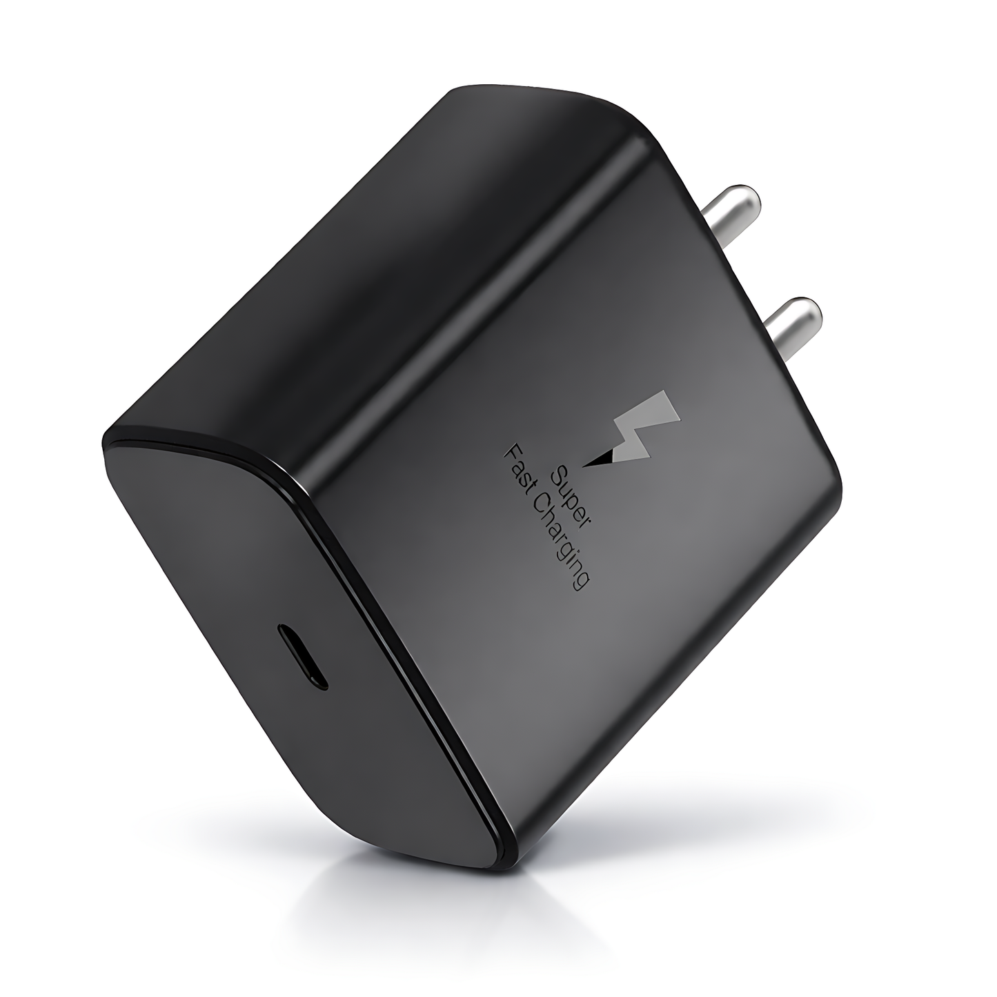MK-417 Type C 25W Fast Charger for Samsung and other Type-C devices (Black)
