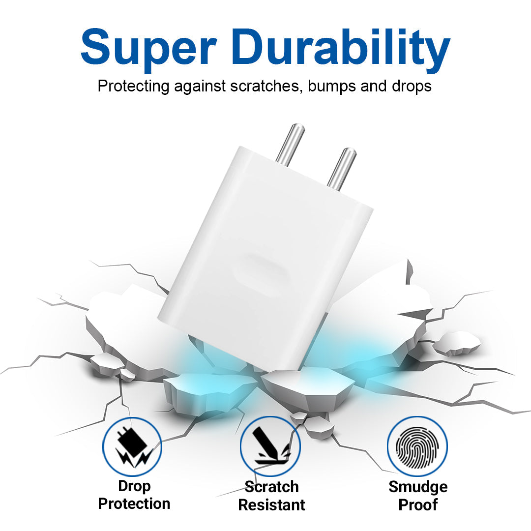 33W SuperVOOC Technology Fast Charger With Cable|Wall Charger Adapter Fast Charging|QC Charging (Cable Included)