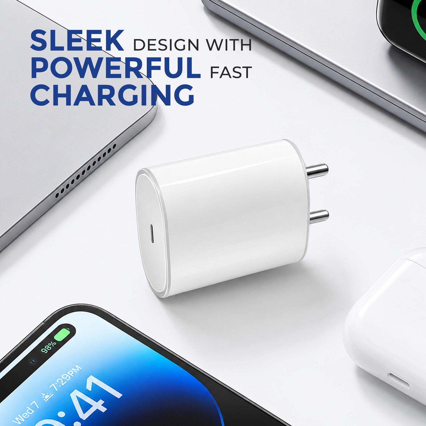 MK-418 Fast Charging Adapter | Compatible for Nothing and other Type-C Devices
