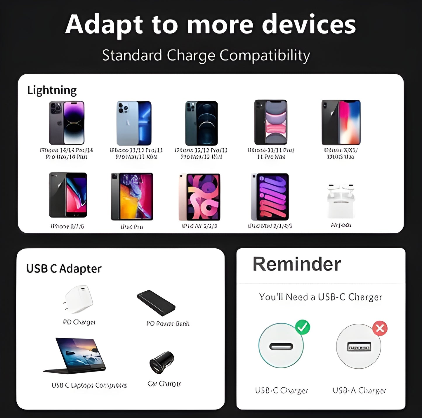 Premium USB-C to Lightning Cable – Fast Charging & High-Speed Data Sync for iPhone, iPad, iPod – Durable, Tangle-Free Design, Optimized for iOS Devices with PD Support