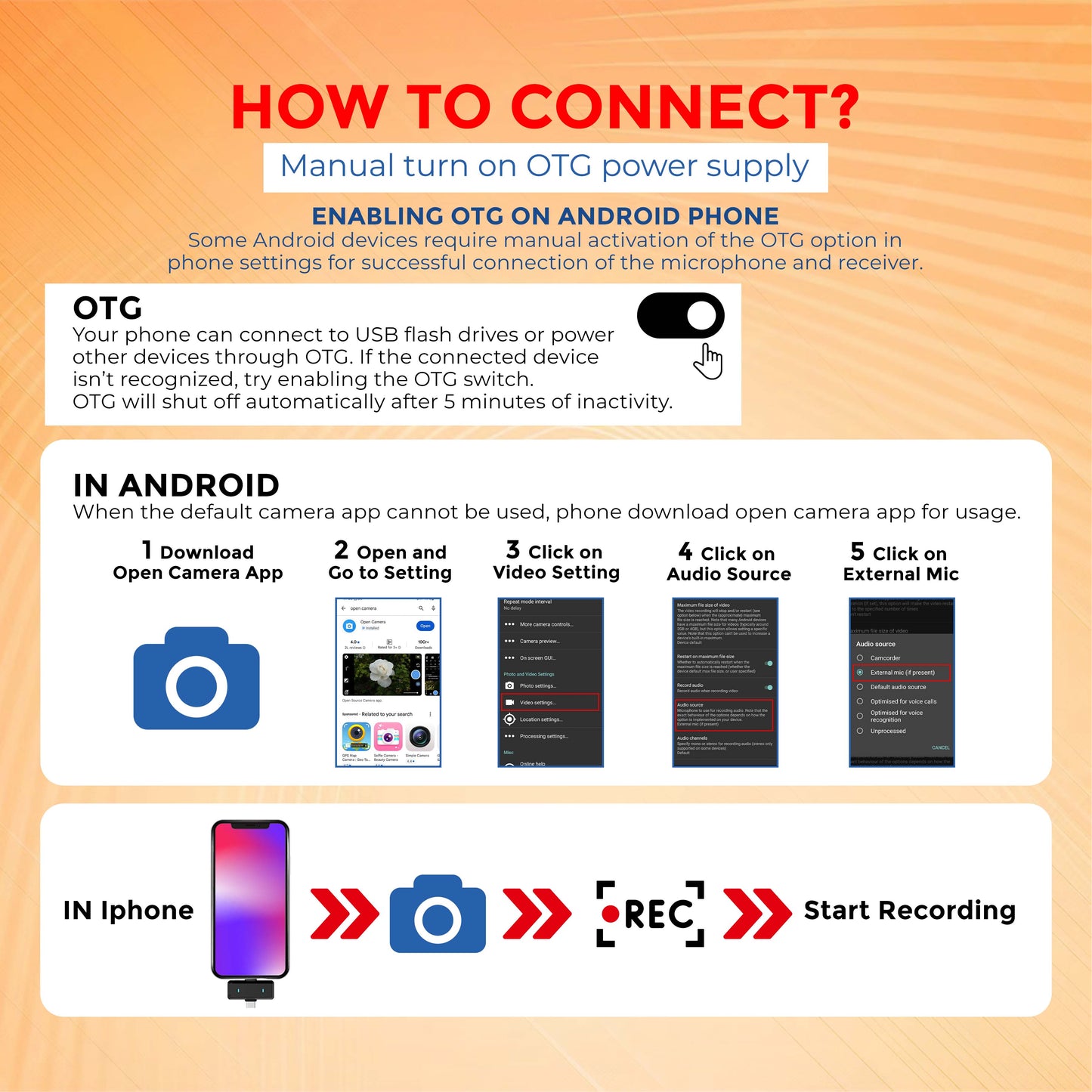MQ-9 Long 42 Hours Battery Life, Dual Wireless Lavalier Mic with Smart ANC