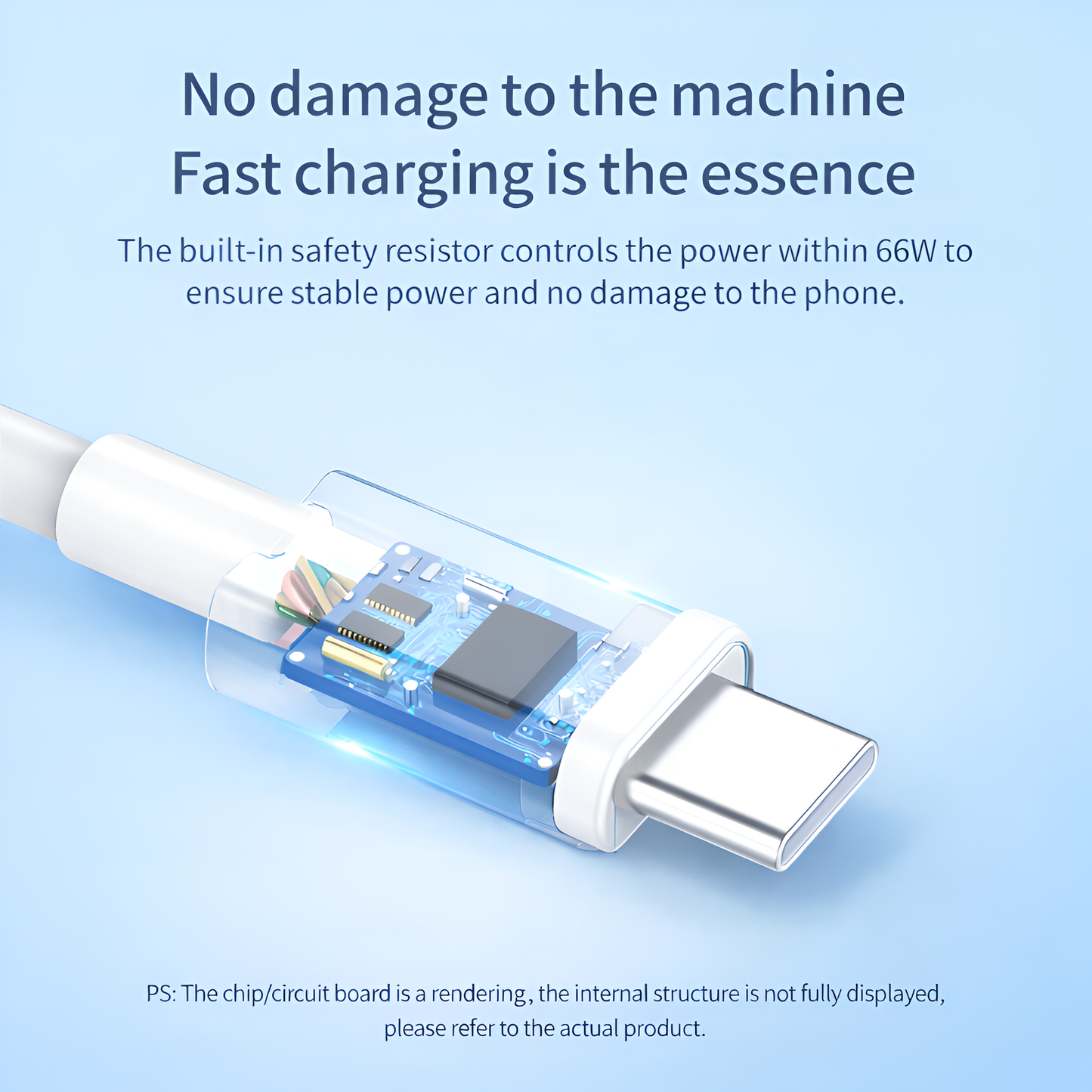 MK-566 Type-C to Lightning Cable with Ultra-Fast Charging & Data Sync for iOS Devices