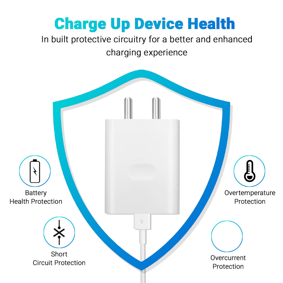 33W SuperVOOC Technology Fast Charger With Cable|Wall Charger Adapter Fast Charging|QC Charging (Cable Included)