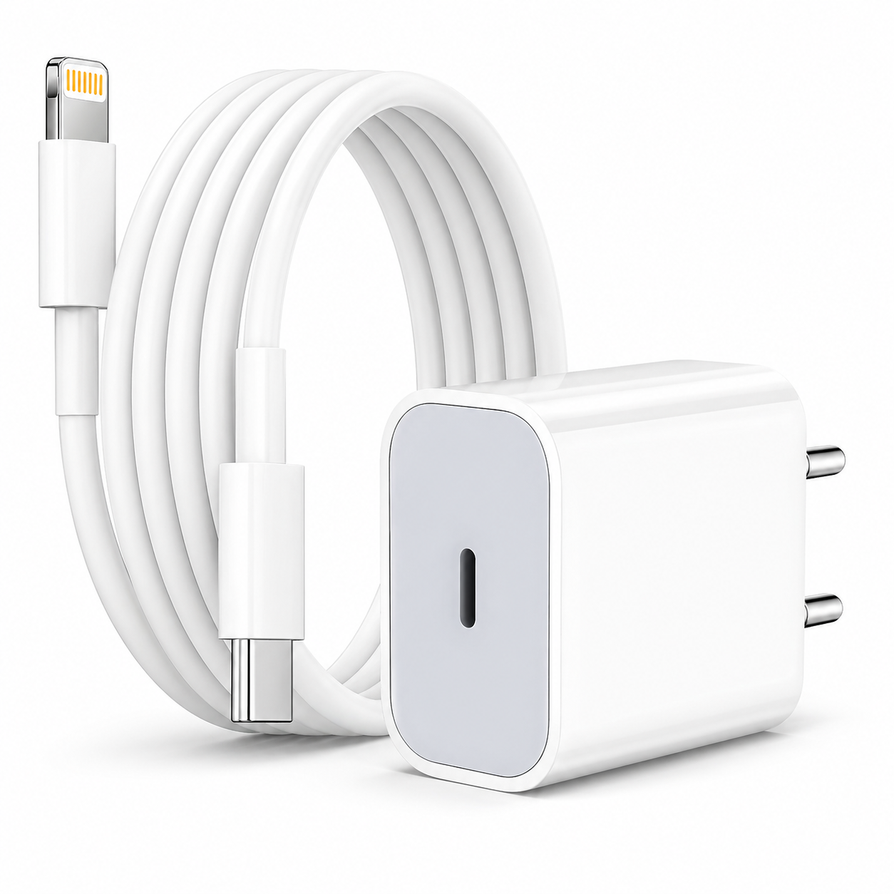 MK-415 Fast PD 20W Type C Adapter with Lightning Cable- Compatible for iPhone
