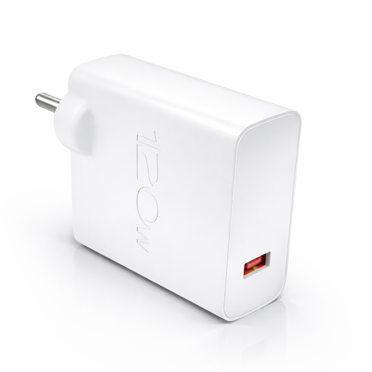 MK-450 USB 120W Flash Charging Adapter| Compatible with VIVO, iQOO, Oppo & More