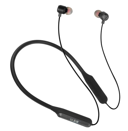 MK300 in-Ear Bluetooth 5.0 Neckband with Up to 25 Hours Playtime, with Mic (Grey)