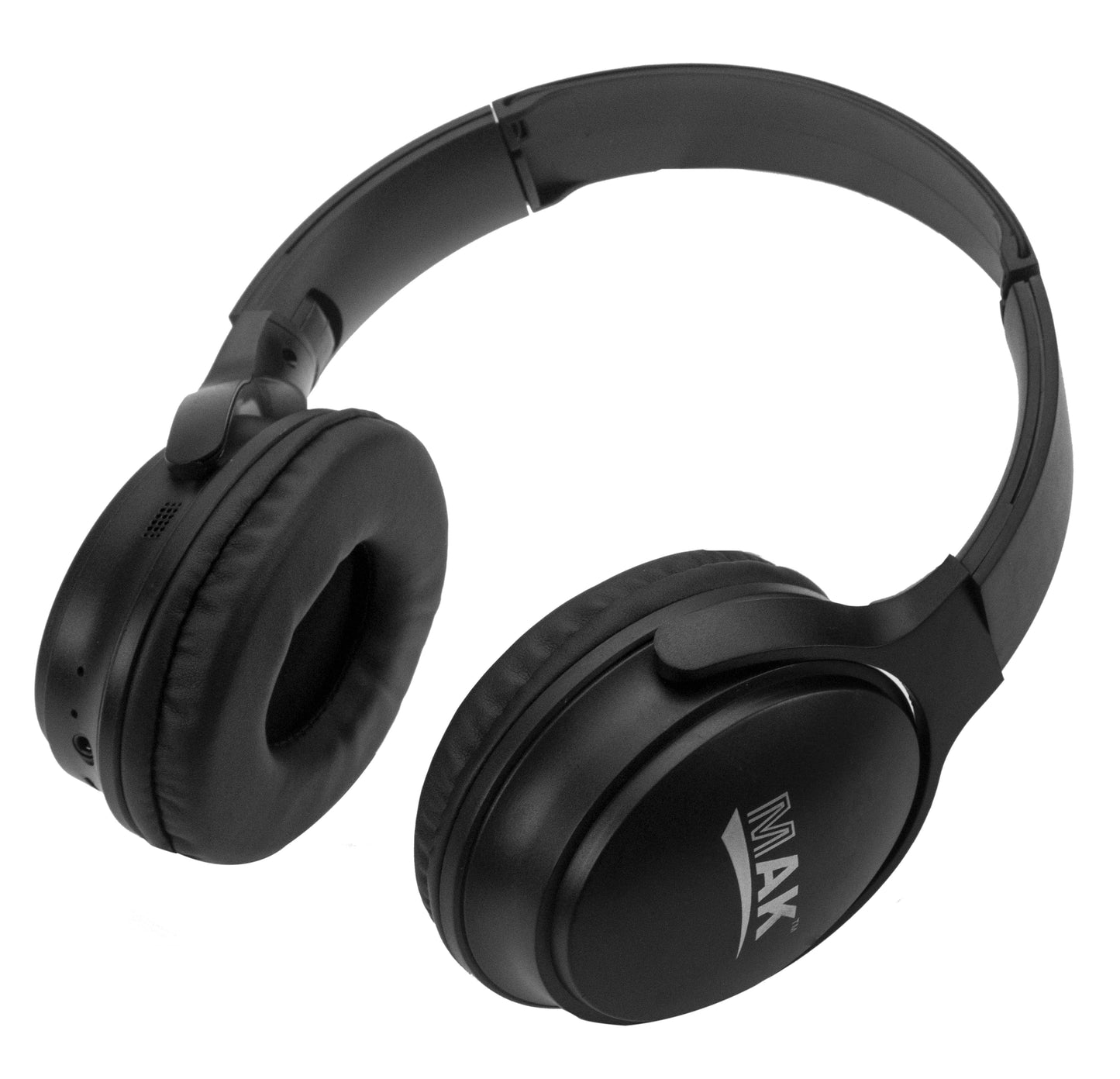 MK-210 Over Ear Bluetooth Headphones with Upto 8 Hours Playback, with Mic (Black)