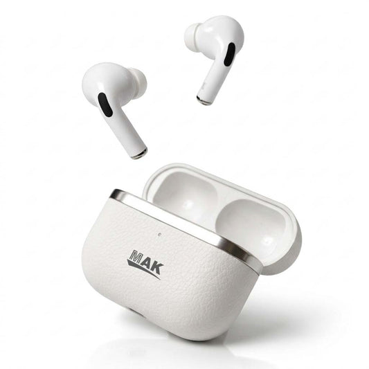 MK-909 TWS 58Hrs with Long Battery Life, HD Quality, ENC & Stable Connection | White