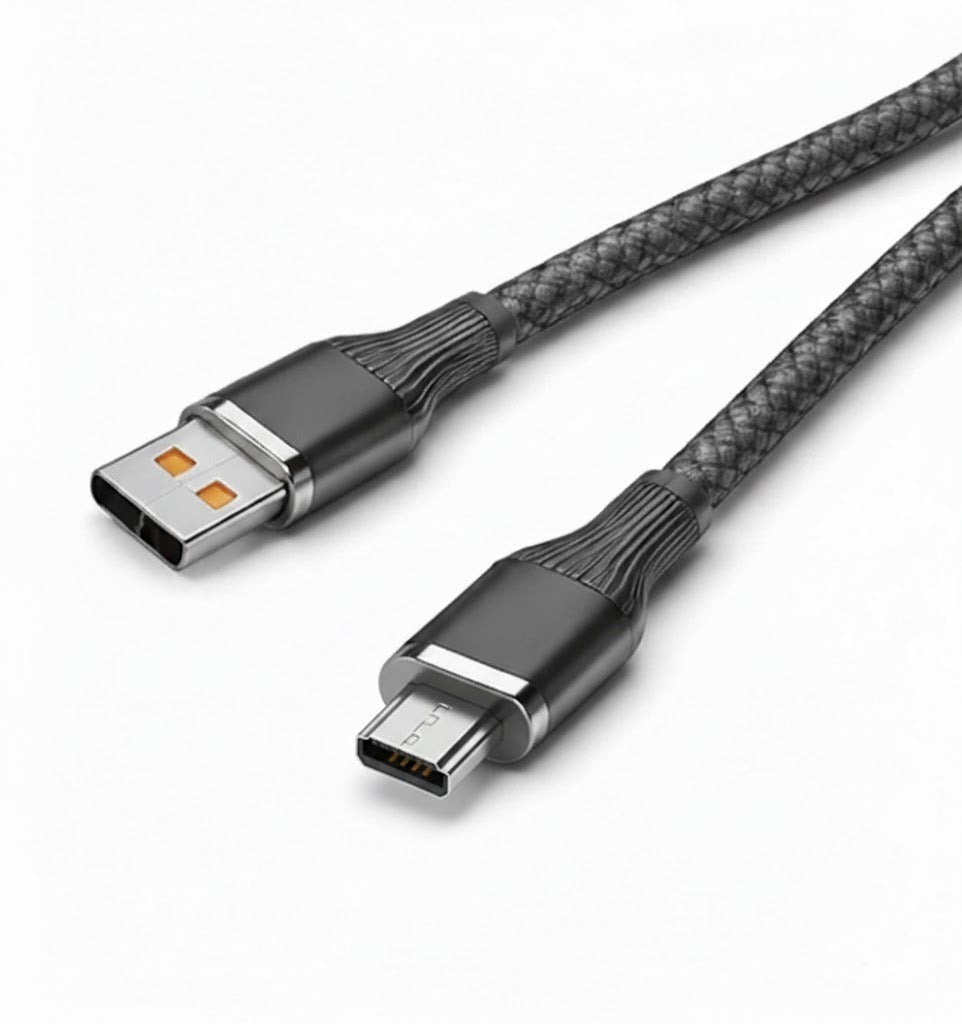 MK-501 Nylon Braided USB-A to Micro USB Fast Charging Cable for Smartphones