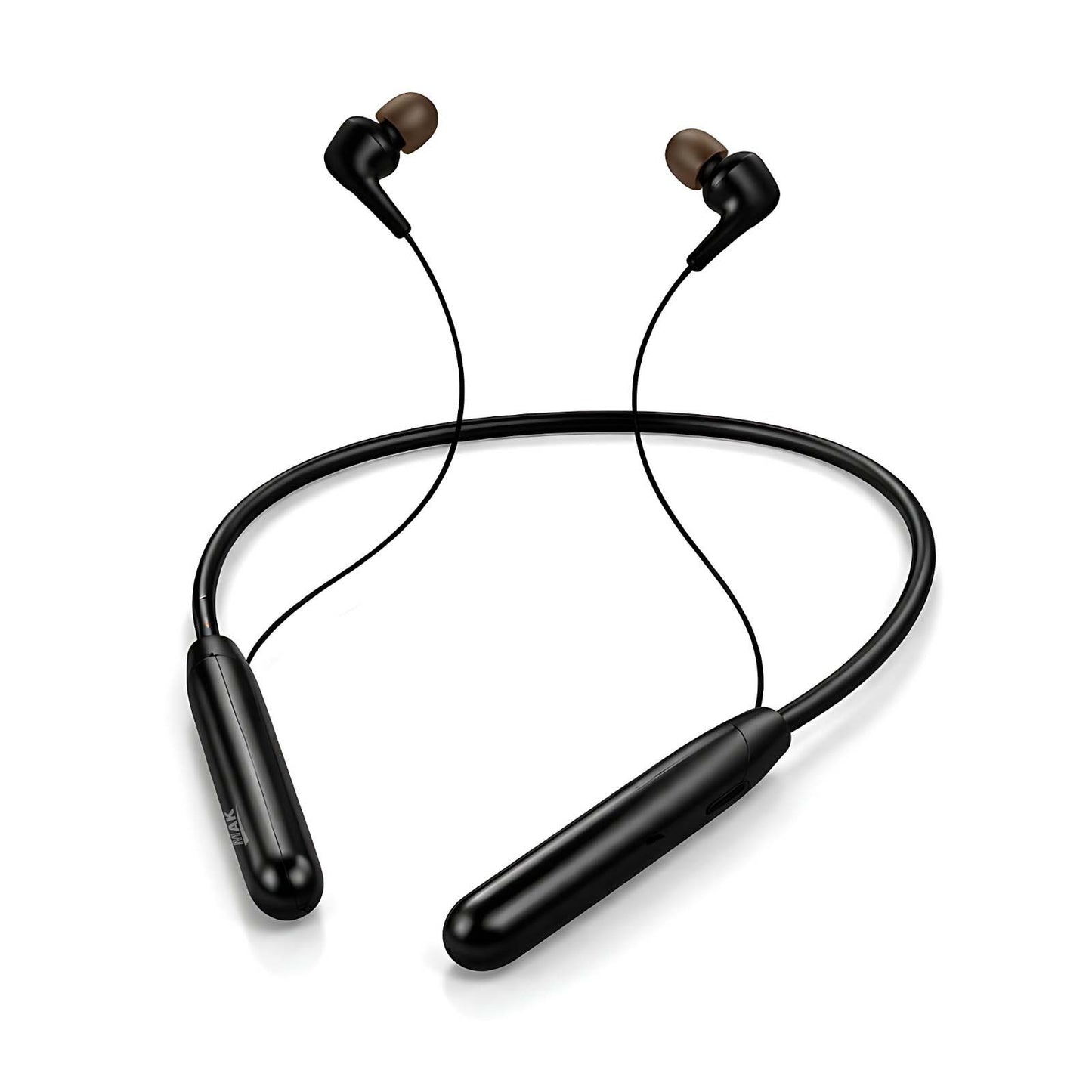 MK-708 48 Hours Playback Neckband with Clear HD Sound (Black)
