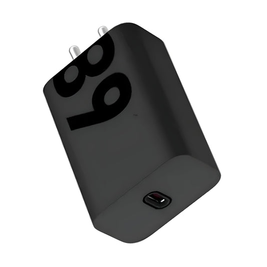 68W USB-C Turbo Power Charger, Super Fast Wall Adapter Compatible with Moto Edge 30/40/50 Series, Moto G82/G84/G45 and USB-C Smartphones & Tablets, High-Speed Safe Charging (Black).