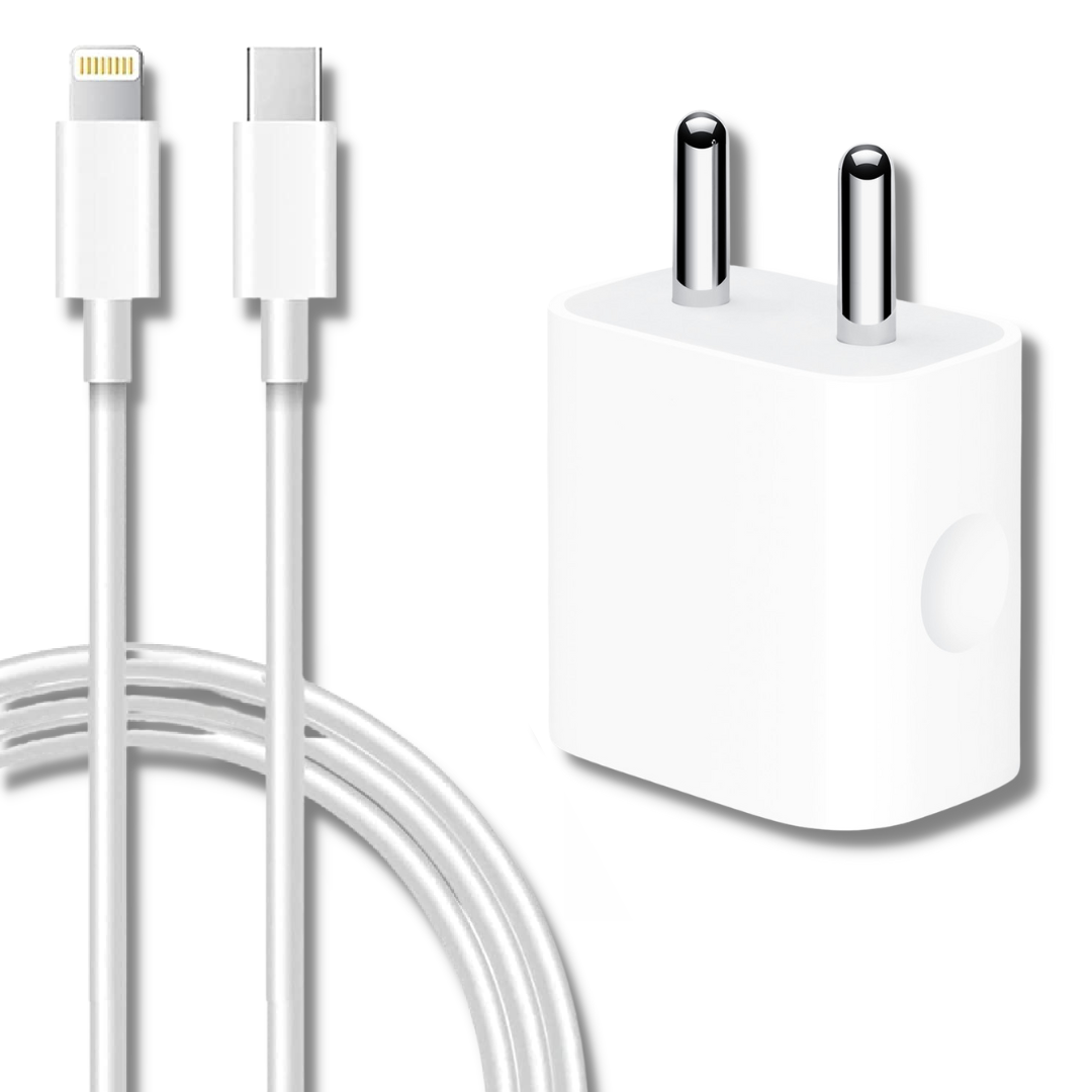 20W Fast PD Type C Adapter with Lightning Cable- Charger for iPhone