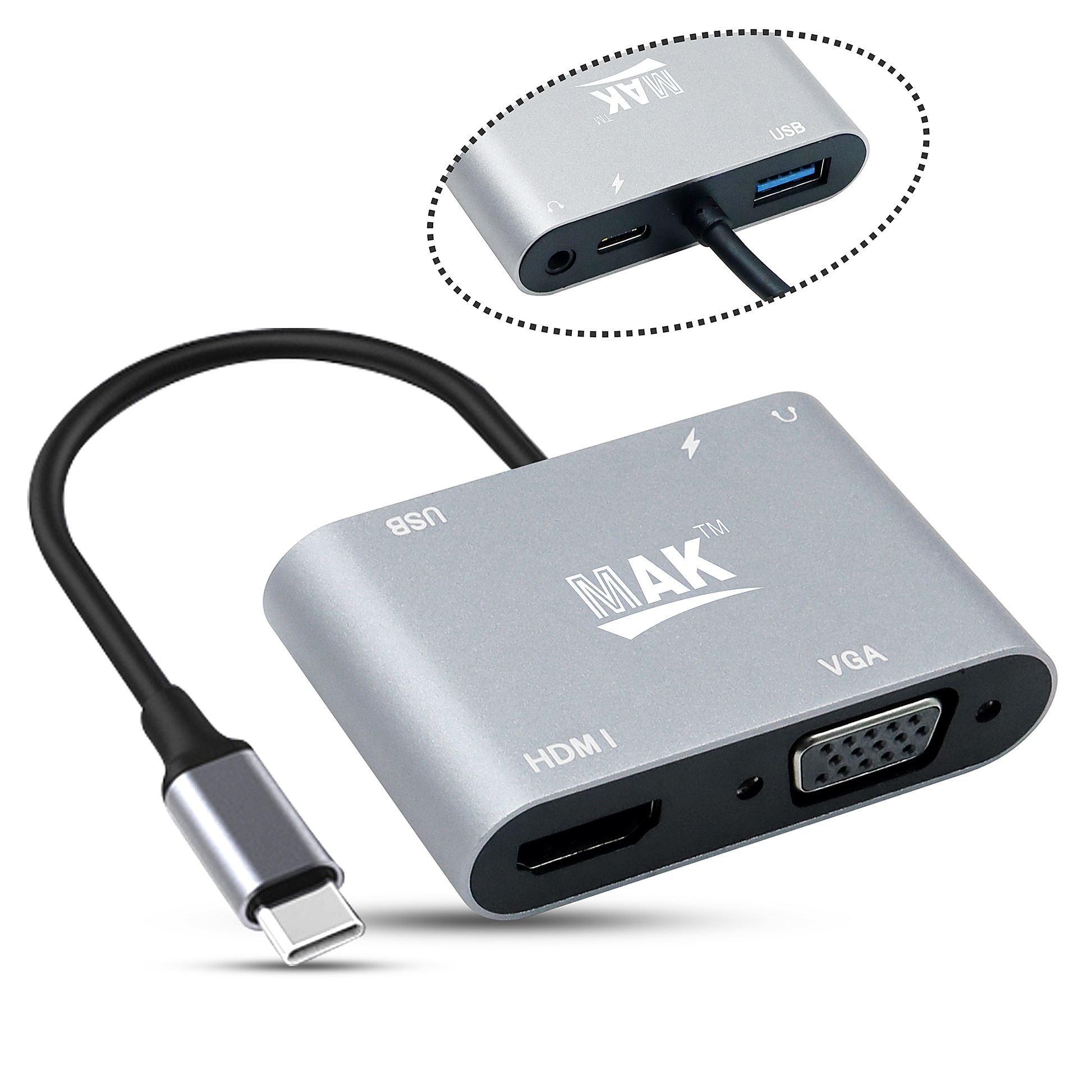 Adapter vga to discount hdmi