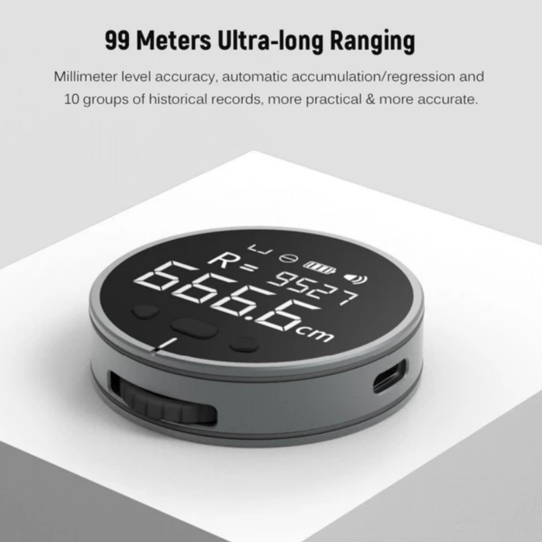 Mini Electronic Ruler Handheld Length Measuring Tape
